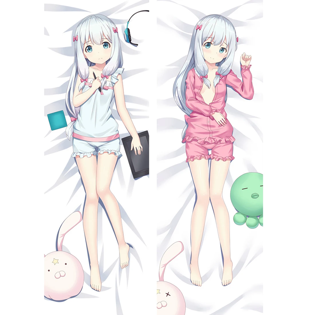 

Japanese Anime Dakimakura Eromanga Sensei Izumi Sagiri Throw Body Pillow Cover Cases Hugging Body