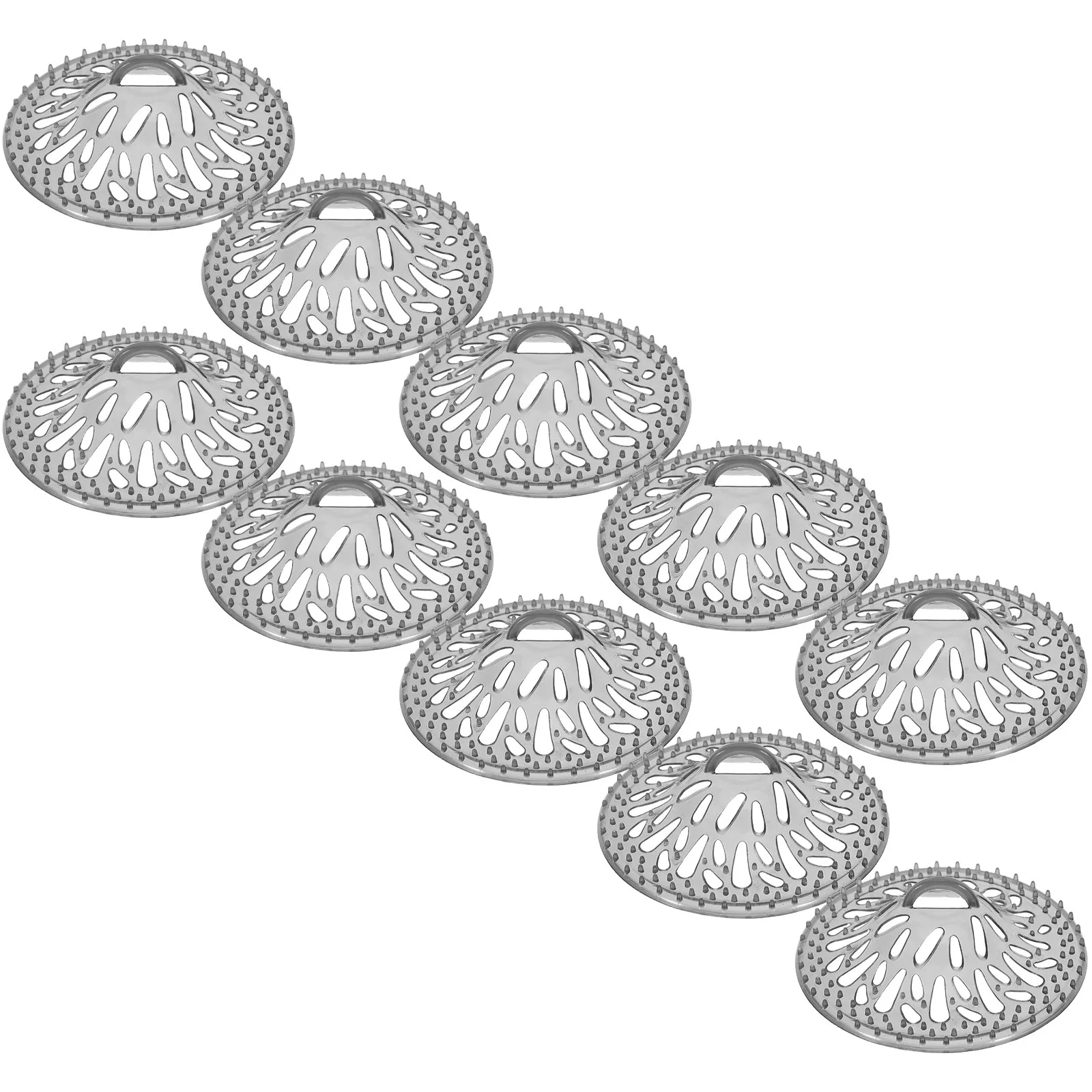 30Pcs Disposable Hair Catcher for Shower Drain Bowl Design Handle Hygienic Single Use Quick Install Clog Prevention Bathroom Tub