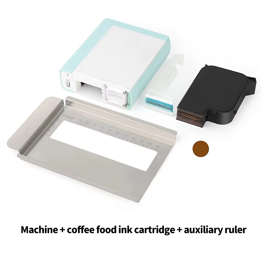Edible Ink Food Printer 3D Food Printing Machine DIY Pen Coffee Latte Art Chocolate Bread Cake Macaron Printer
