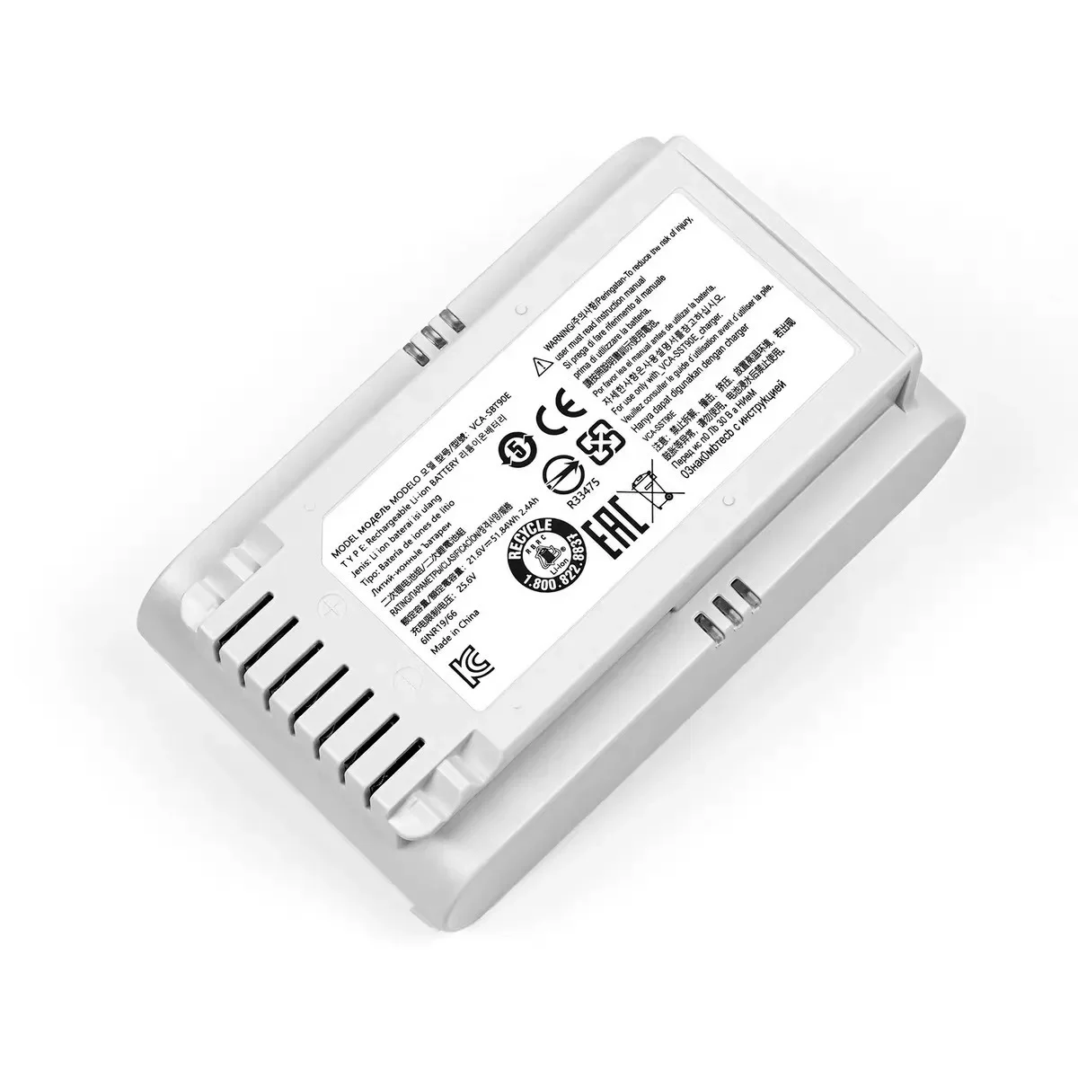 

Для пылесоса Samsung, аккумулятор 21,6 В jet70 VS15T7032P4 VCA-SBT90E, 5000 мАч, аккумуляторы с длительным сроком службы