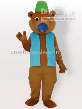 Costume de mascotte de dessin animé de paupières de castor en mousse pour adultes, robe en peluche mignonne, Noël, Halloween, nouveau, offre spéciale