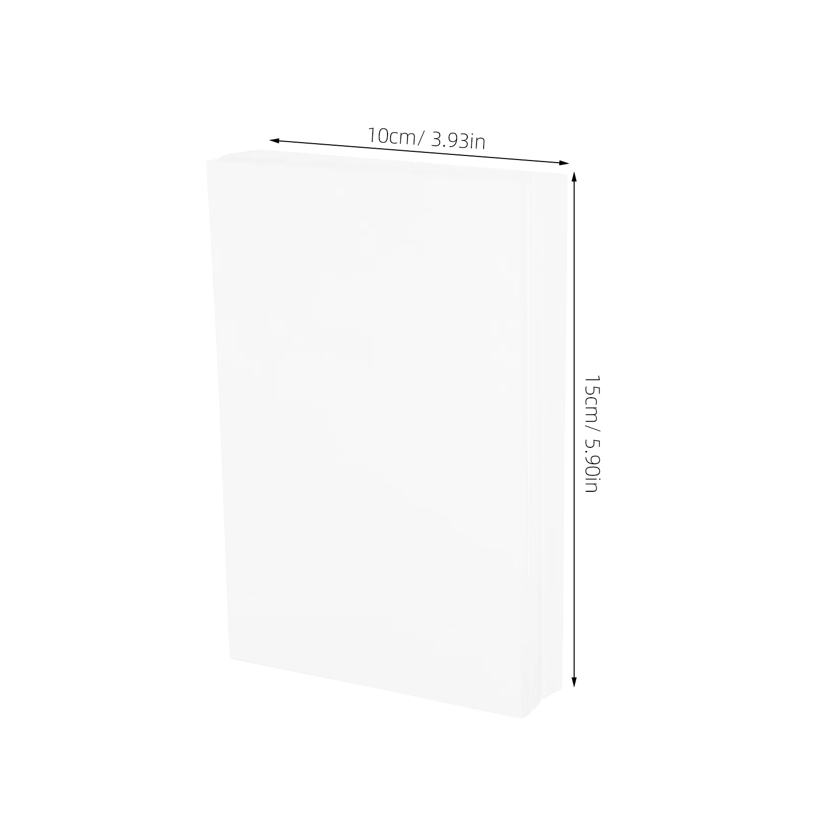 100pcs White Cardstock Blank Index Cards 3X5 Inches For Writing Drawing Note Taking School Office Home Use Stationery Supplies