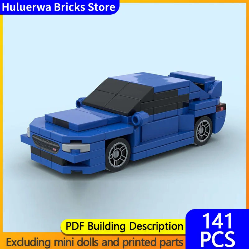 

Модель скоростного гоночного автомобиля MOC, строительные кирпичи STi, высокопроизводительный седан, модульная технология, детские праздничные подарки, сборные игрушки