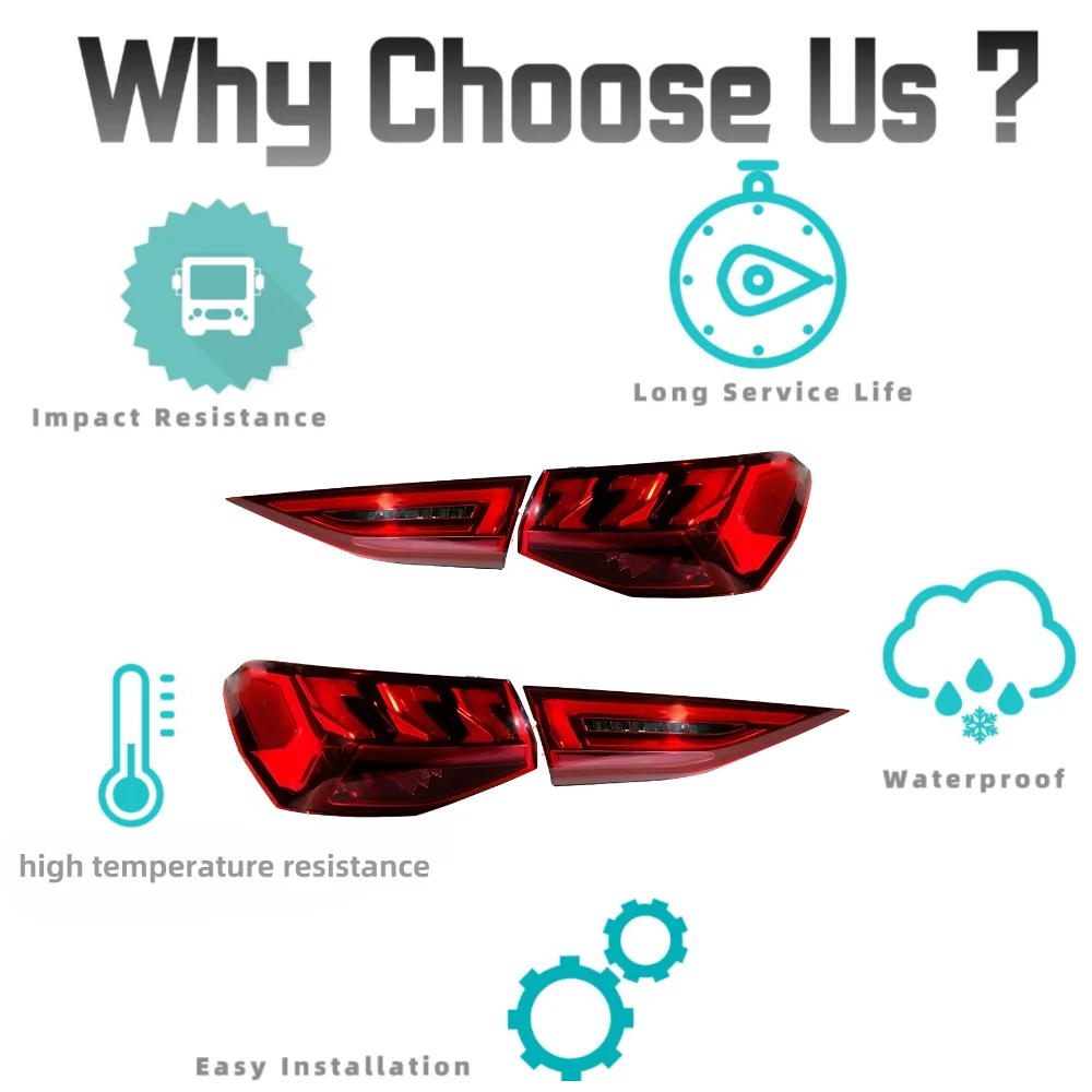 A3 2020-2024 A3 8Y Rear Tail Lamps 8Y0945307 8Y0945308 Daytime Running Lights Car Auto Accessories