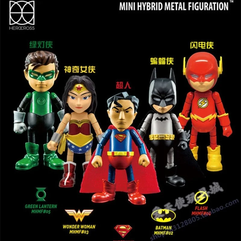 Herocross Genuine Justice League Character Peripheralswonder Woman Batman Figure Joint Movable Luminous Model Toy Gift