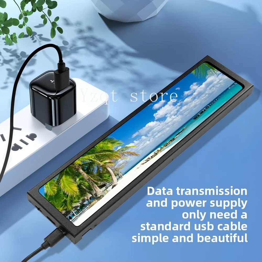Long 11.26 inch TFT display screen, computer secondary screen, one-line communication, electronic album advertising machine