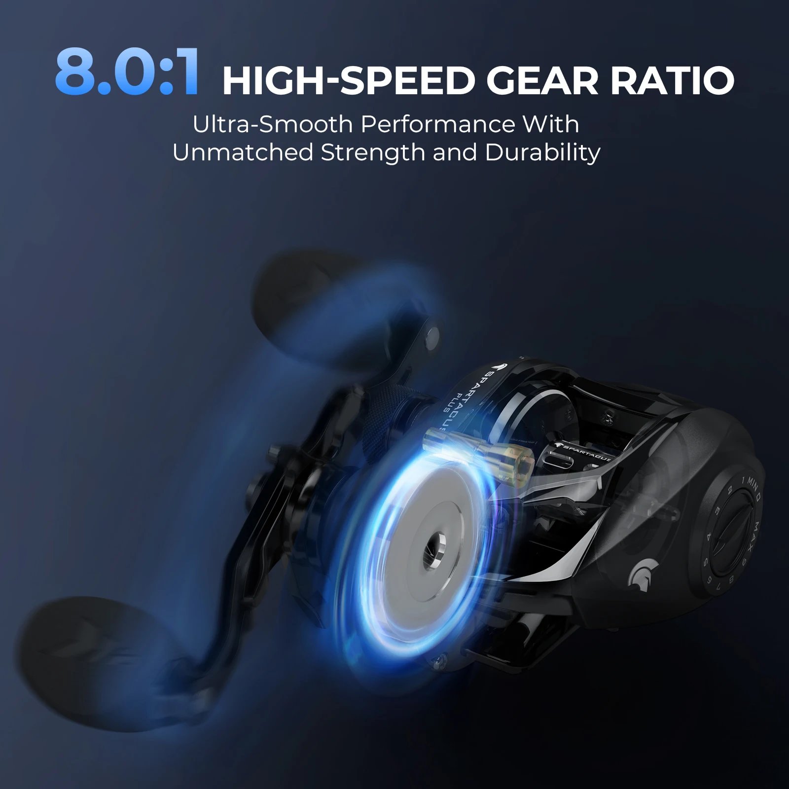 KastKing Spartacus II Plus Carrete Spinning Ultraligero 170g 8.0:1 - imagen 4