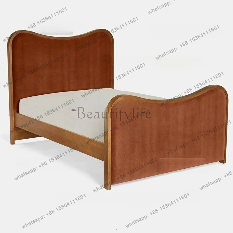 

8French Premium Fabric Bed Bedroom Creative Styling Design Soft Bag Bed