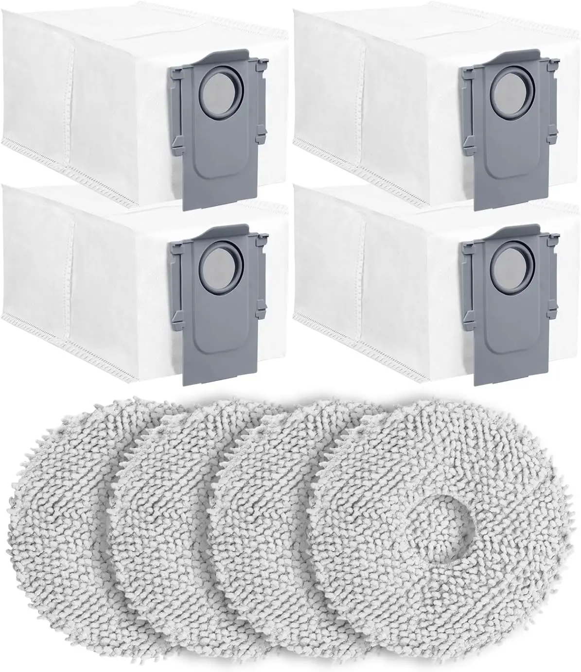 Kit parti di ricambio da 8 pezzi, compatibile con la serie Roborock Qrevo