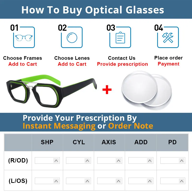 53095 Retro Punk Anti Blue Light Glasses Frames Men Women Fashion Computer Eyeglasses