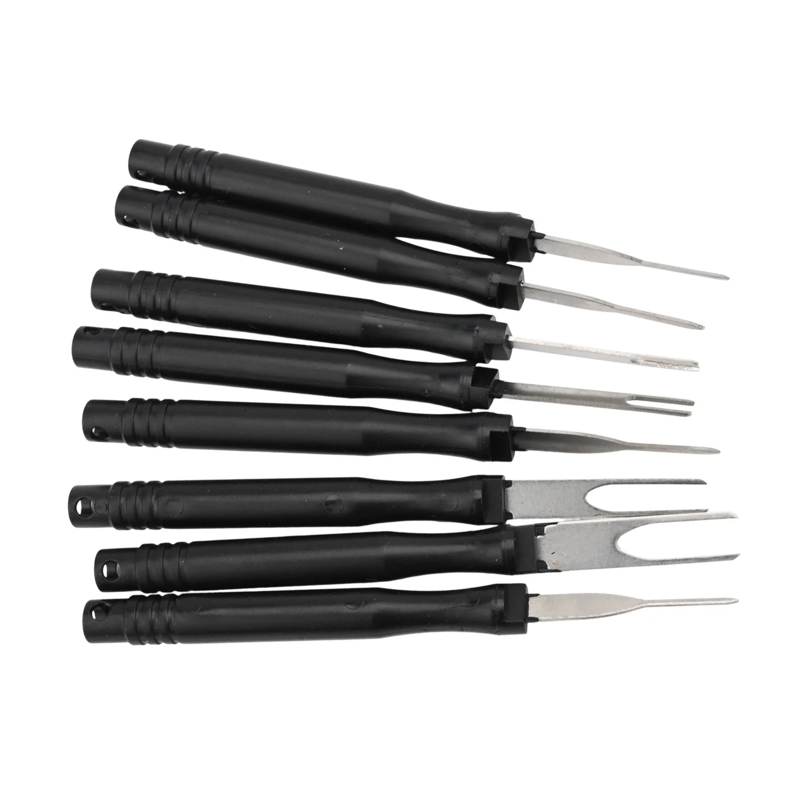 사용하기 쉬운 자동차 오픈 스테인레스 스틸 및 플라스틱 자동 터미널 제거 도구 세트 키워드 핀 바늘 견인기