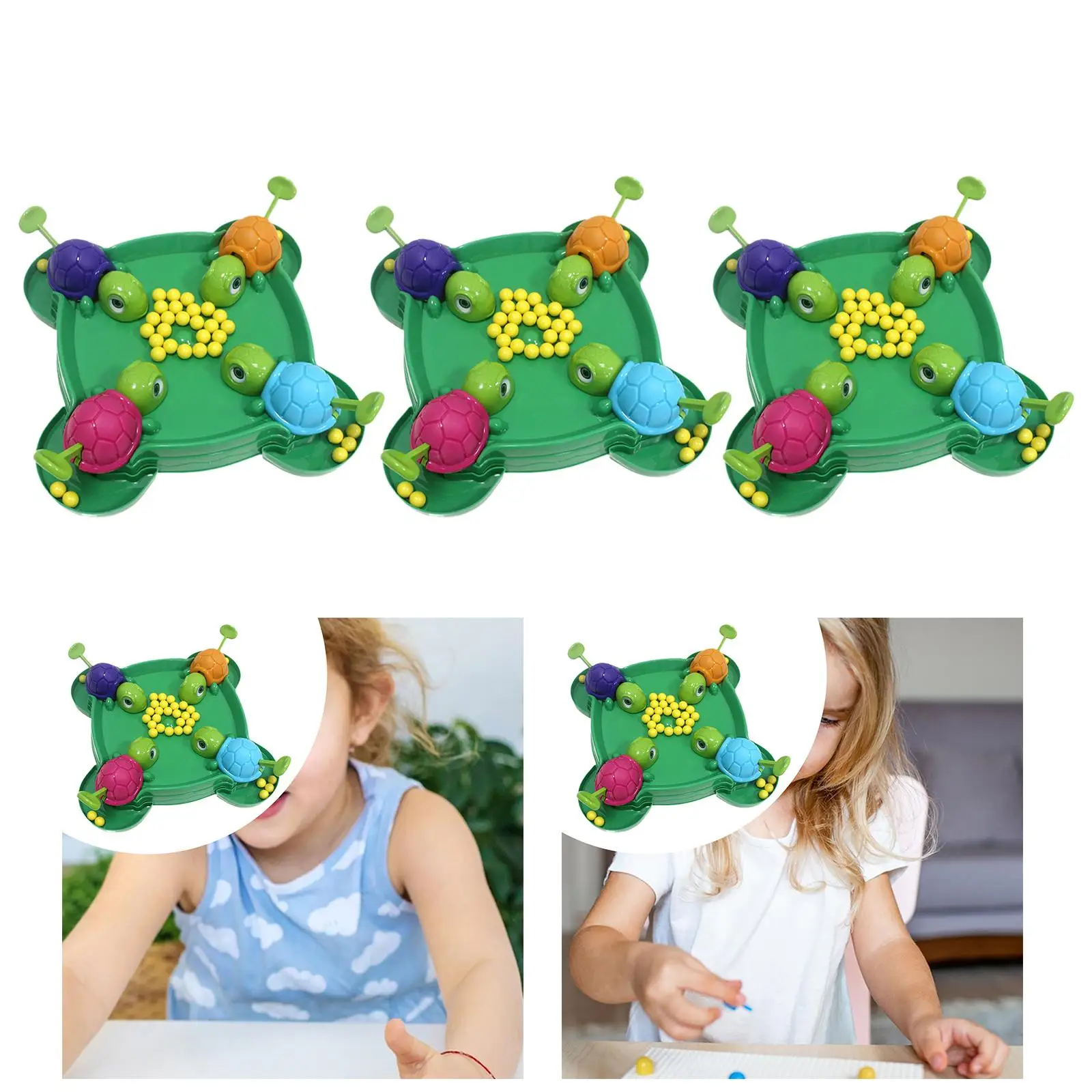 

Hungry Turtle Eat Beans Board Game Four Player Sensory Toy Food for Children Birthday Gift