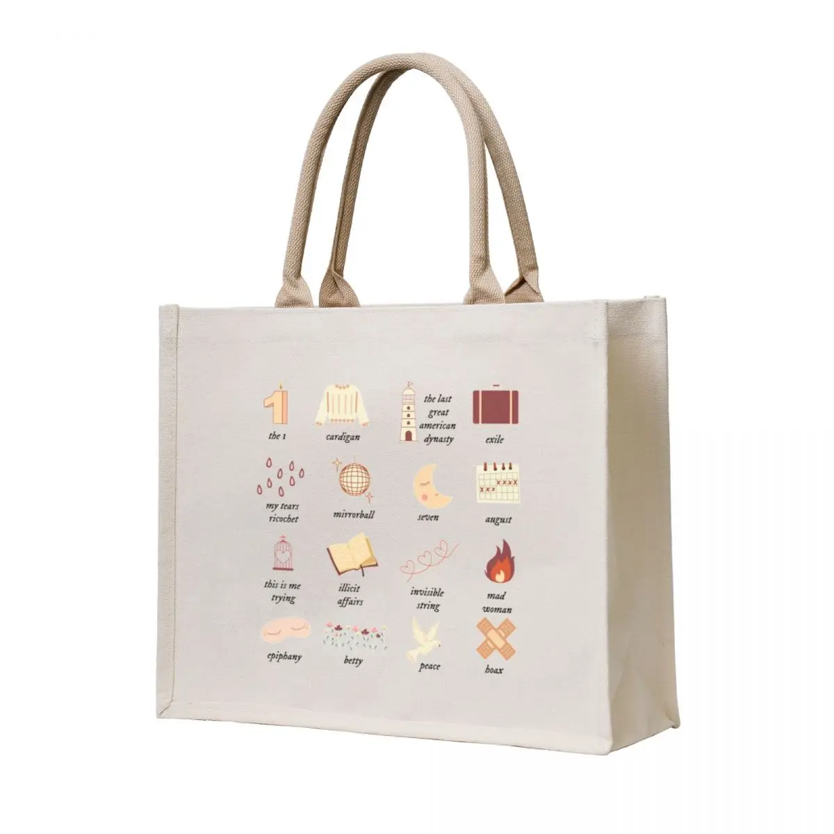 

folklore evermore Tote Bag bags woman 2025 reusable grocery bags tote bag canvas