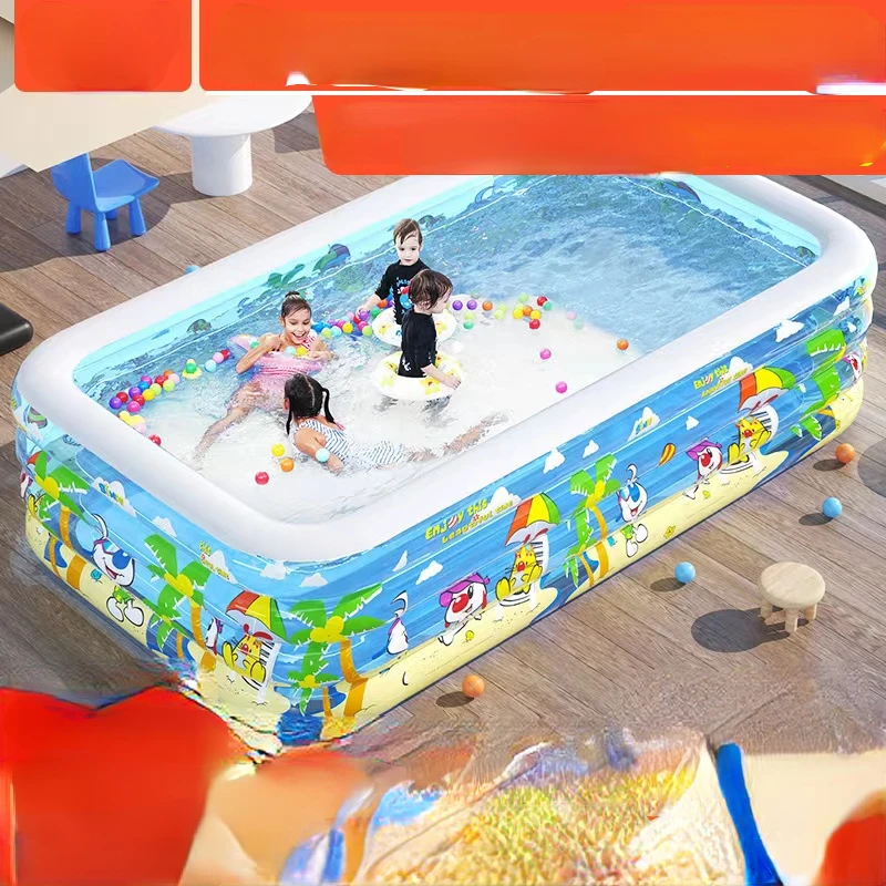 zyy Infants and Children's Inflatable Swimming Pool Family Super Large Household Large Adult Play Pool