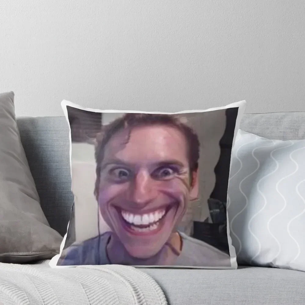 JERMA WHEN THE IMPOSTOR IS SUS FACE Throw Pillow Sofa Cushion Cover home decor items luxury throw pillow covers pillow