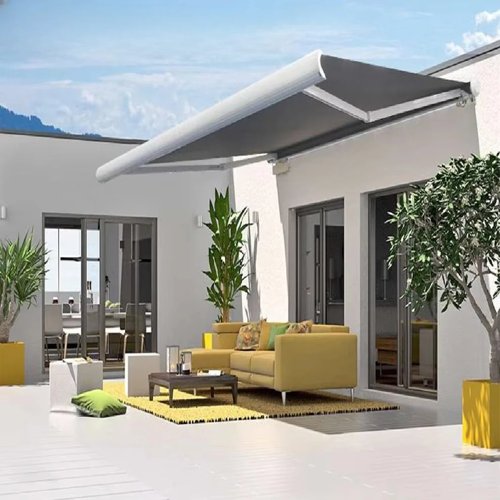 

Home Upgrade Retractable Canopy - Sealed Housing, Low-Maintenance, Perfect For Urban Balconies