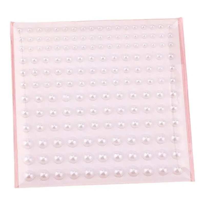 39BD Pearls Naklejki rzemiosło kleju do twarzy Perły naklejki klejnoty na klejnoty perłowe