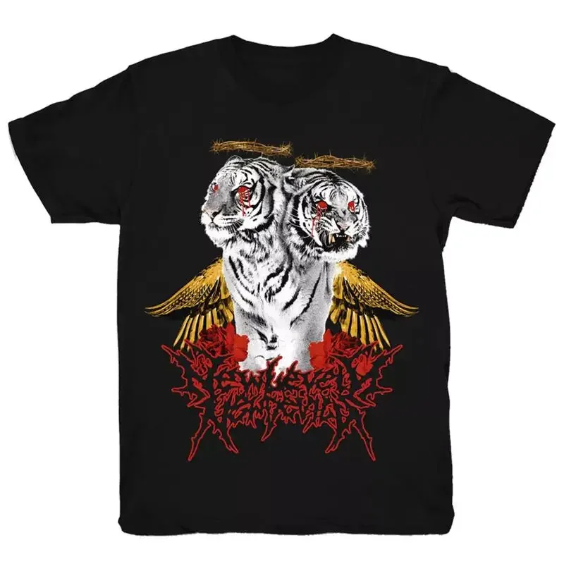 Polyphia Band Black Tiger Heavy Cotton Full Size Men T Shirt