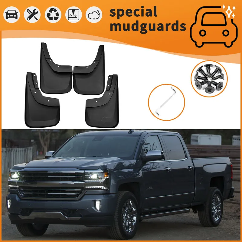 

Suitable for 99-20 Chevrolet Silverado fender car tire anti-splash mudguard