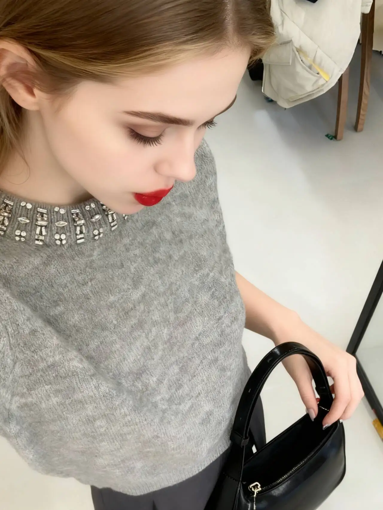 

Свитера Джемперы Пуловеры Женский вязаный костюм Осенняя одежда Женский деловой образ Концертный фестиваль Ежедневно Альтернативный рок