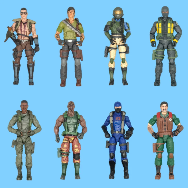 In Stock 6 Inch Gi Joe Action Figure Articulated Body Cobra Soldier Tracker Flint Collectible For Adult Hobby Collection Display