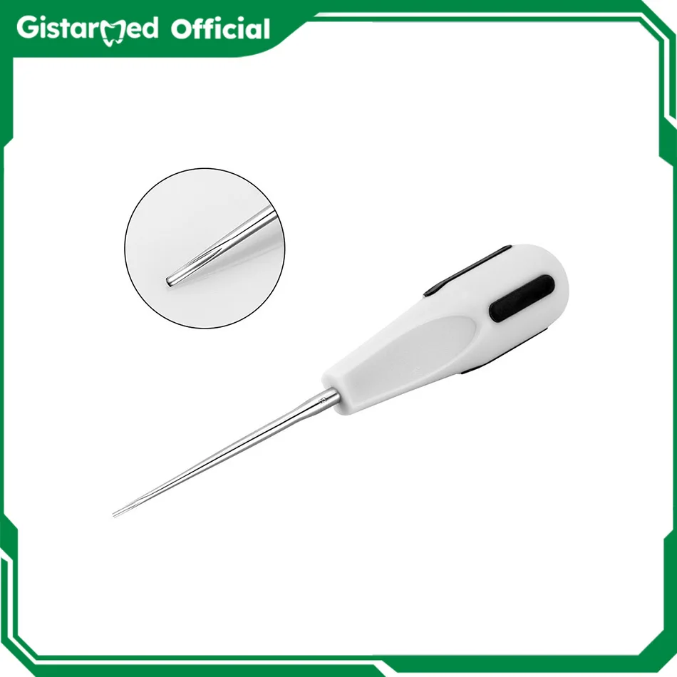 GISTARMED 8pcs/set Dental Root Fragment Luxating Elevators Tooth Extraction Dental with Plastic Handle with Plastic Handle