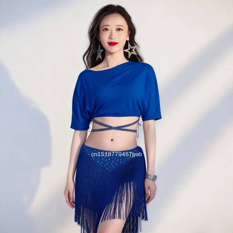 belly-dance-training-suit-belly-dance-short-sleeves-top-tassel-skirt-women-belly-dancing-performance-suit-female-oriental-outfit