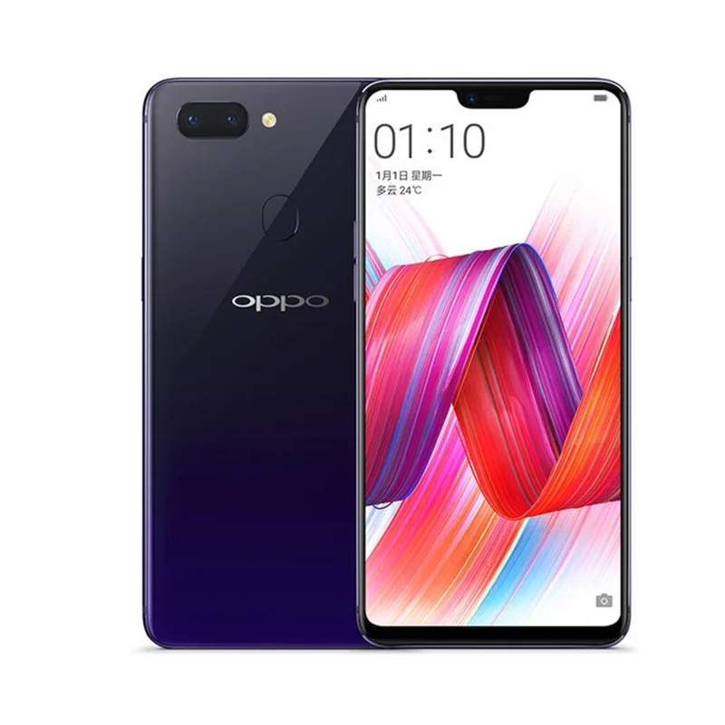 oppo r15 4G Smartphone Android CPU MediaTek Helio P60 (MT6771)  6.28inches Screen  3450mAh charge ROM128G used phone