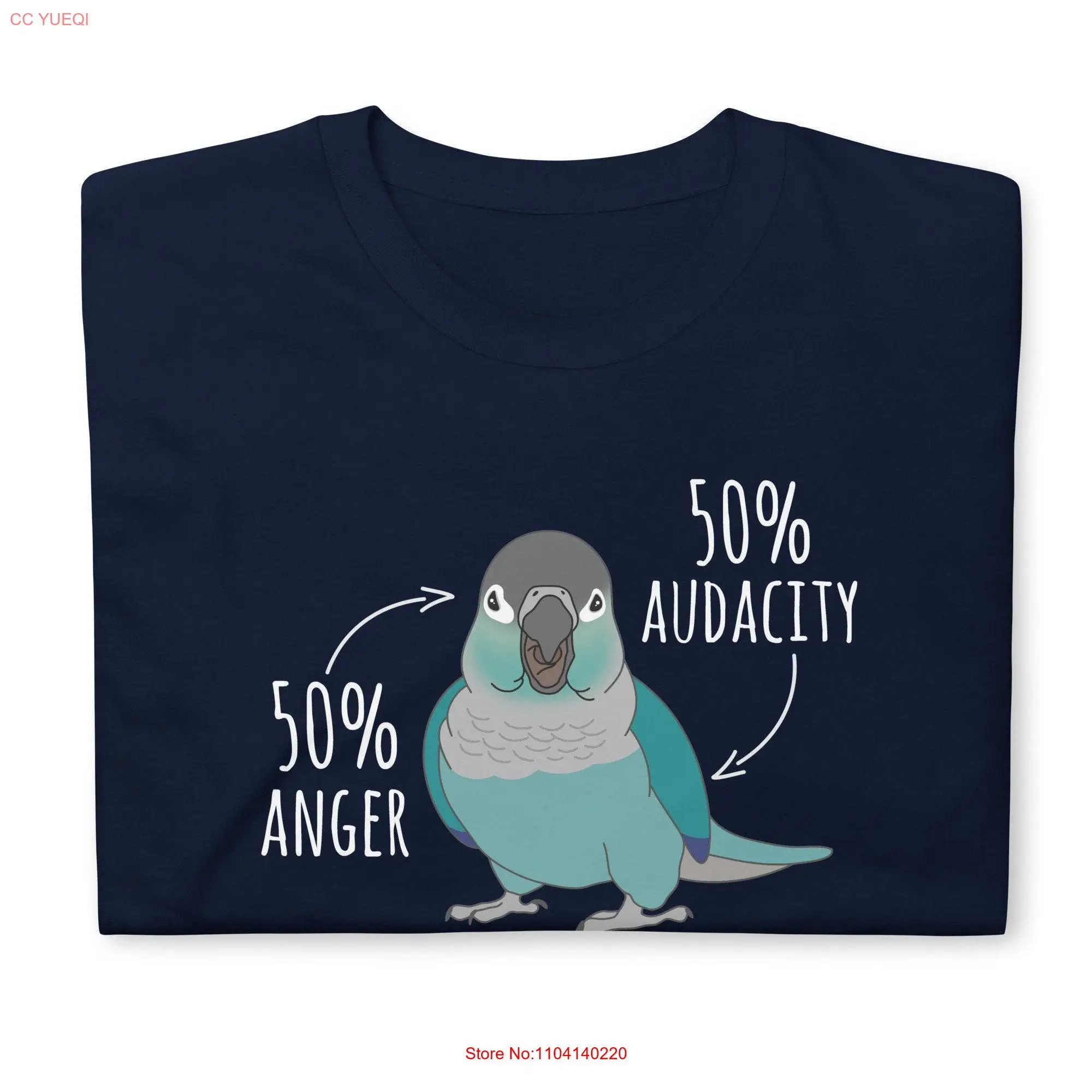 50 anger audacity Turquoise Conure T Shirt Anatomy Funny Birb Merch Cute tee Angry apparel Scream long or short sleeves