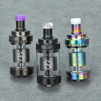 Siren V2 GTA MTL RTA Rebuildable Tank RTA single coils 22mm/24mm Airflow rta tank Atomizer 2ml/4.5ml rta vs kayfun x rta