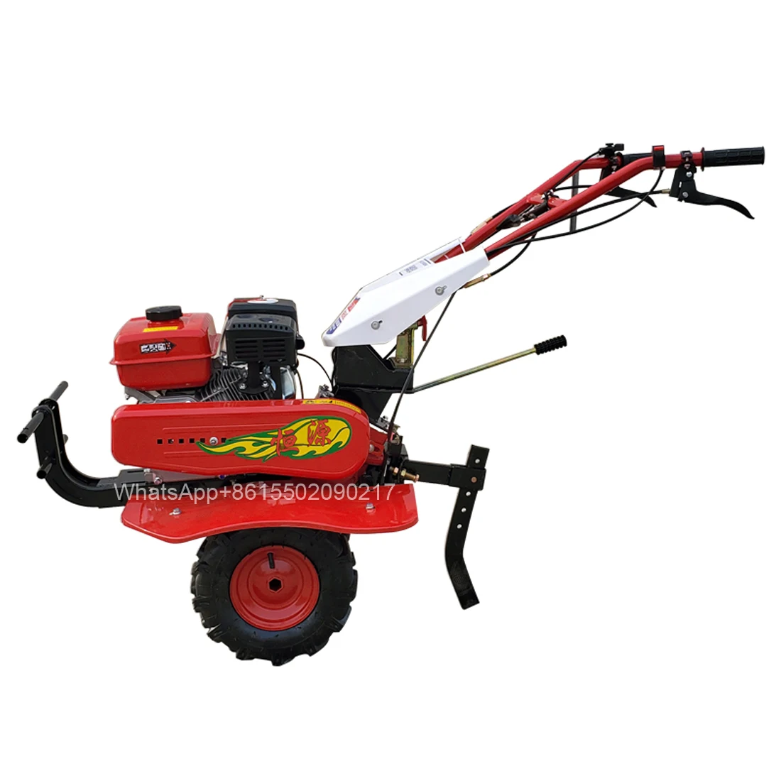 Small arable land tiller/agricultural ditching and ridge gasoline hand held rotary tiller/multi function diesel micro tiller