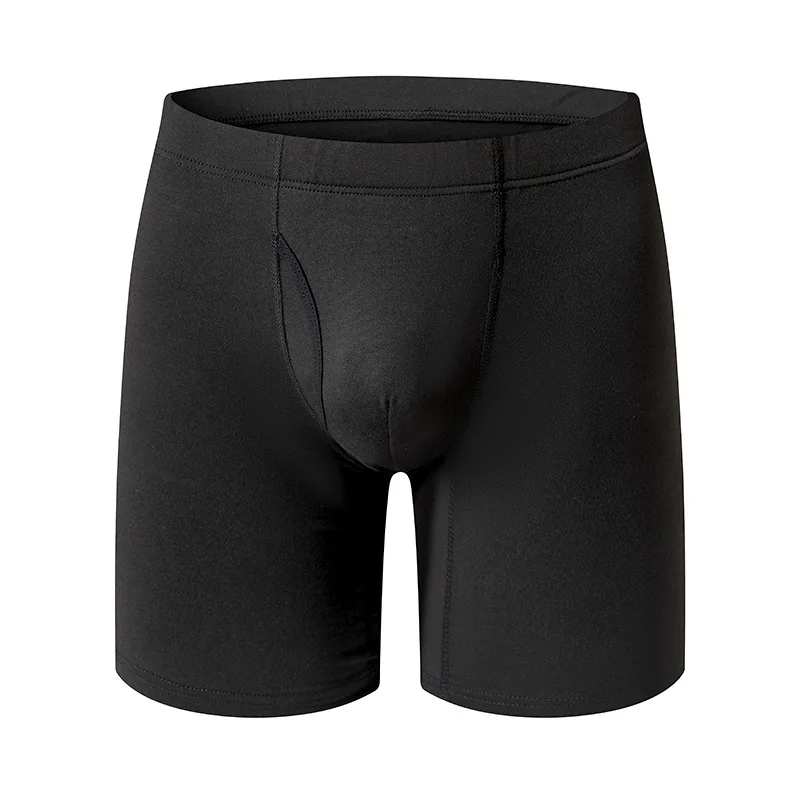 Men's underwear Men's flat-angle mid-waist high elastic and breathable close-fitting boxers Double-layer wholesale NK1132