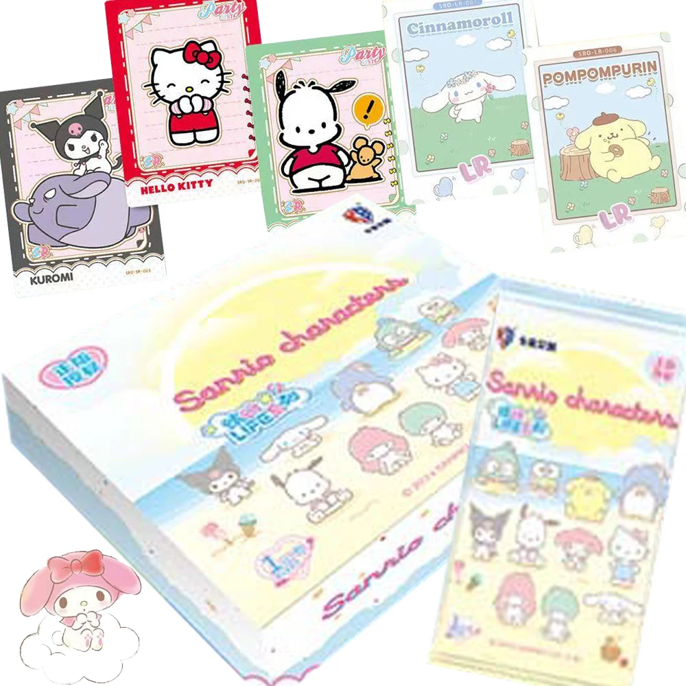 

KABAO Sanrio Collection Cards Pompom Purin Cinnamoroll Anime Cartoon Cute Character Dreamy Sweet Polaroid Card Children Gift Toy