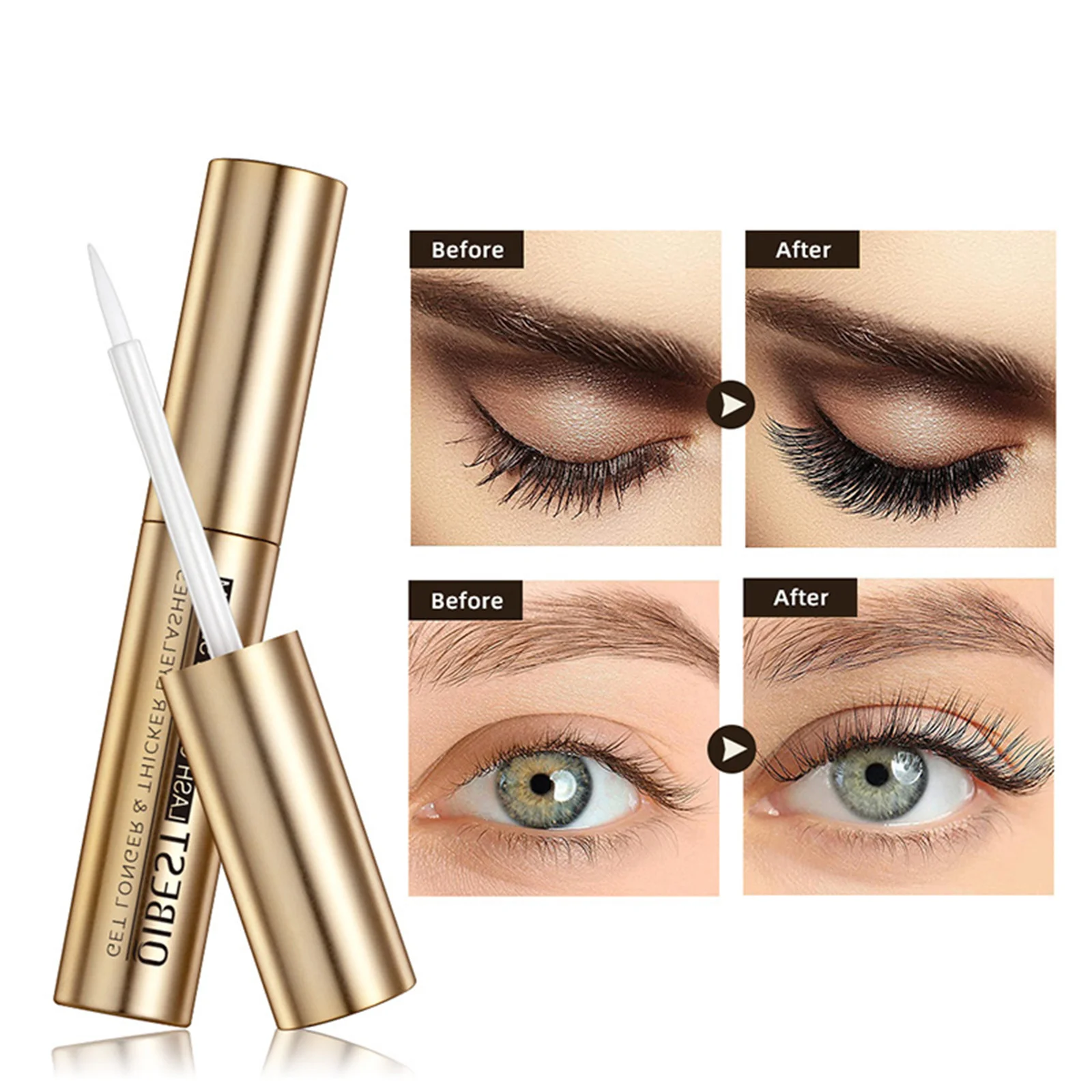 

Natural Eyelash Fast Growth Liquid Enhance Eyelashes Mascara Thicker Eyelash Lengthening Eyelash Eyebrow Growth Styling Serum