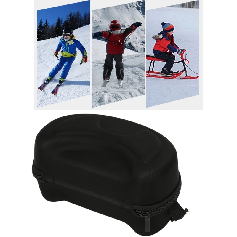 Ski brillen etui mit Karabiner-Sonnenbrille mit Abdeckung Eva Hardbox Universal stoß feste wasserdichte Snowboard brillen box