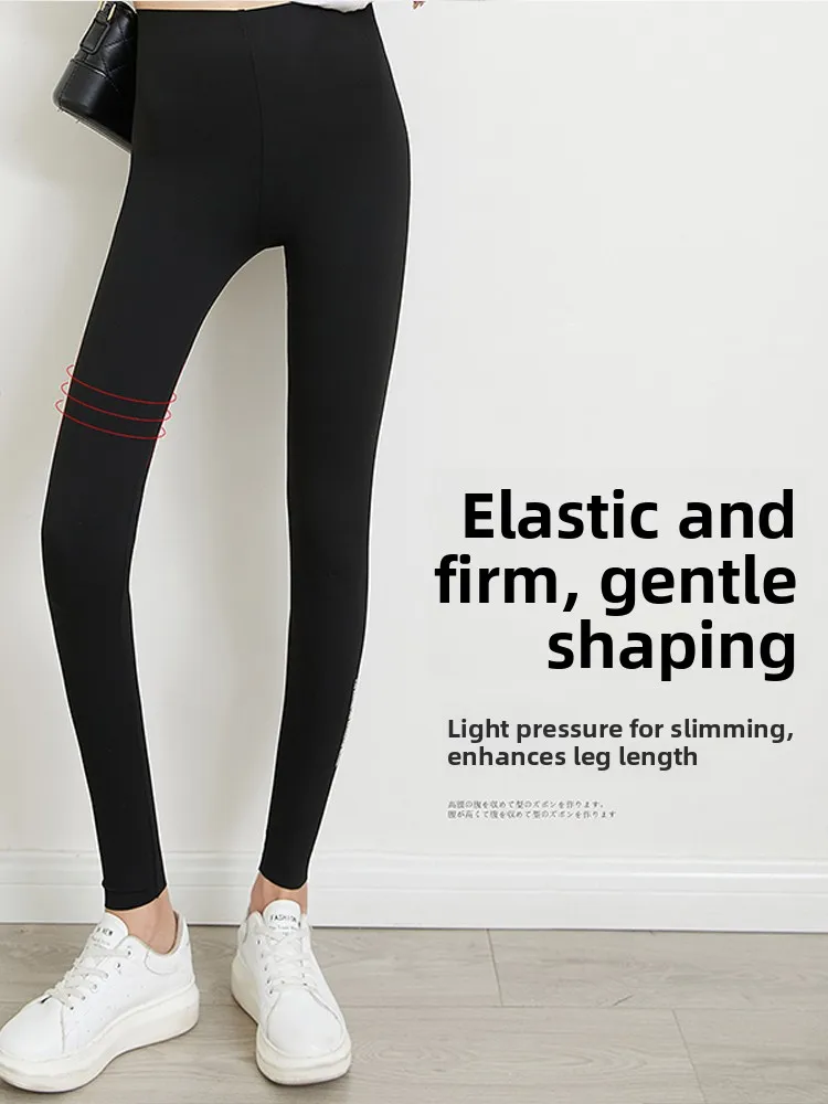 Damskie spodnie do jogi z wysokim stanem Langa, cienkie, sportowe, wyszczuplające, codzienne spodnie długie, na lato 2024