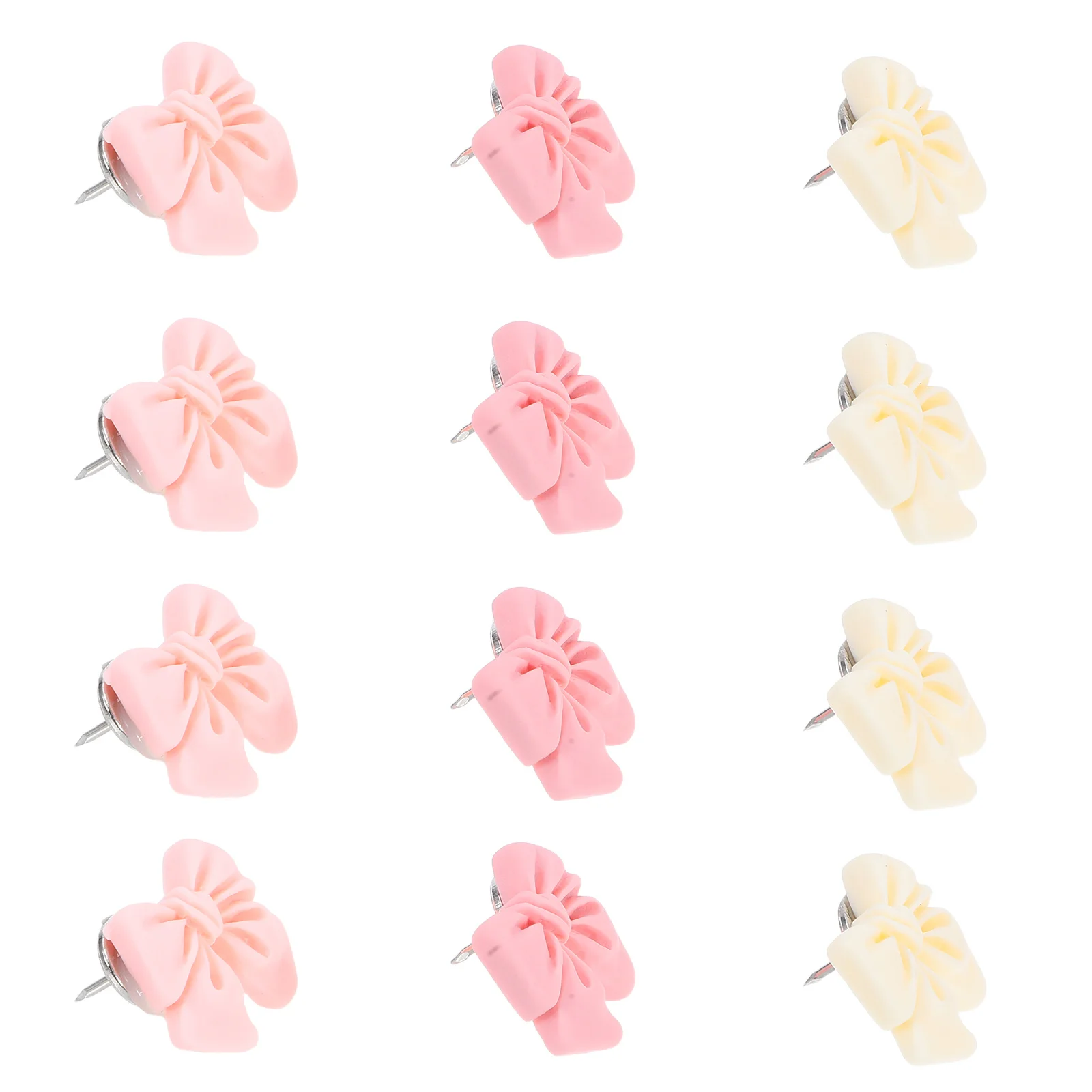 

30Pcs Bow Push Pins Resin Decorative Thumb Tacks for Office Home School Wall Memo Photo Cork Board Bow Push Pin