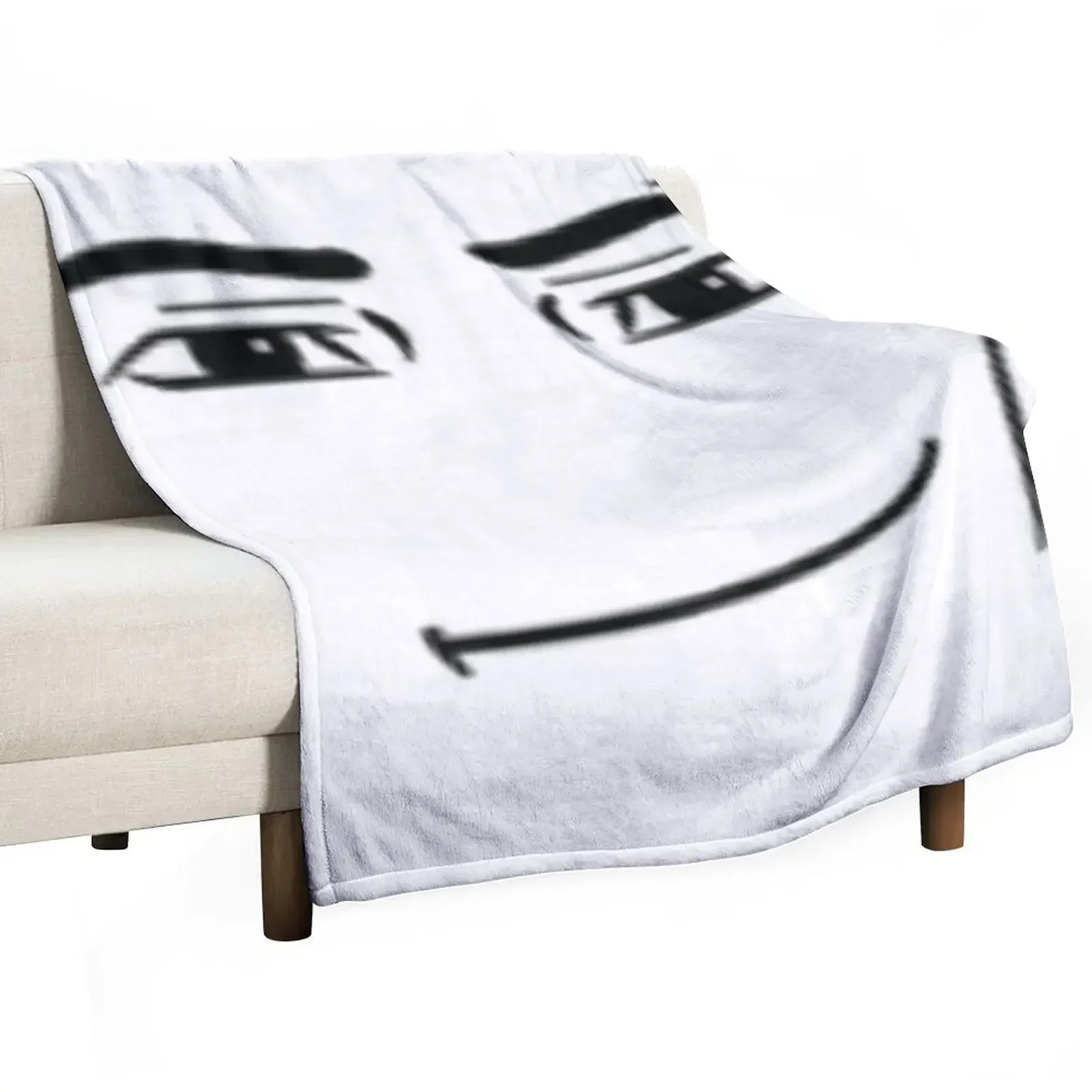 Man face Throw Blanket Giant Sofa Soft Plaid Fashion Sofas Blankets