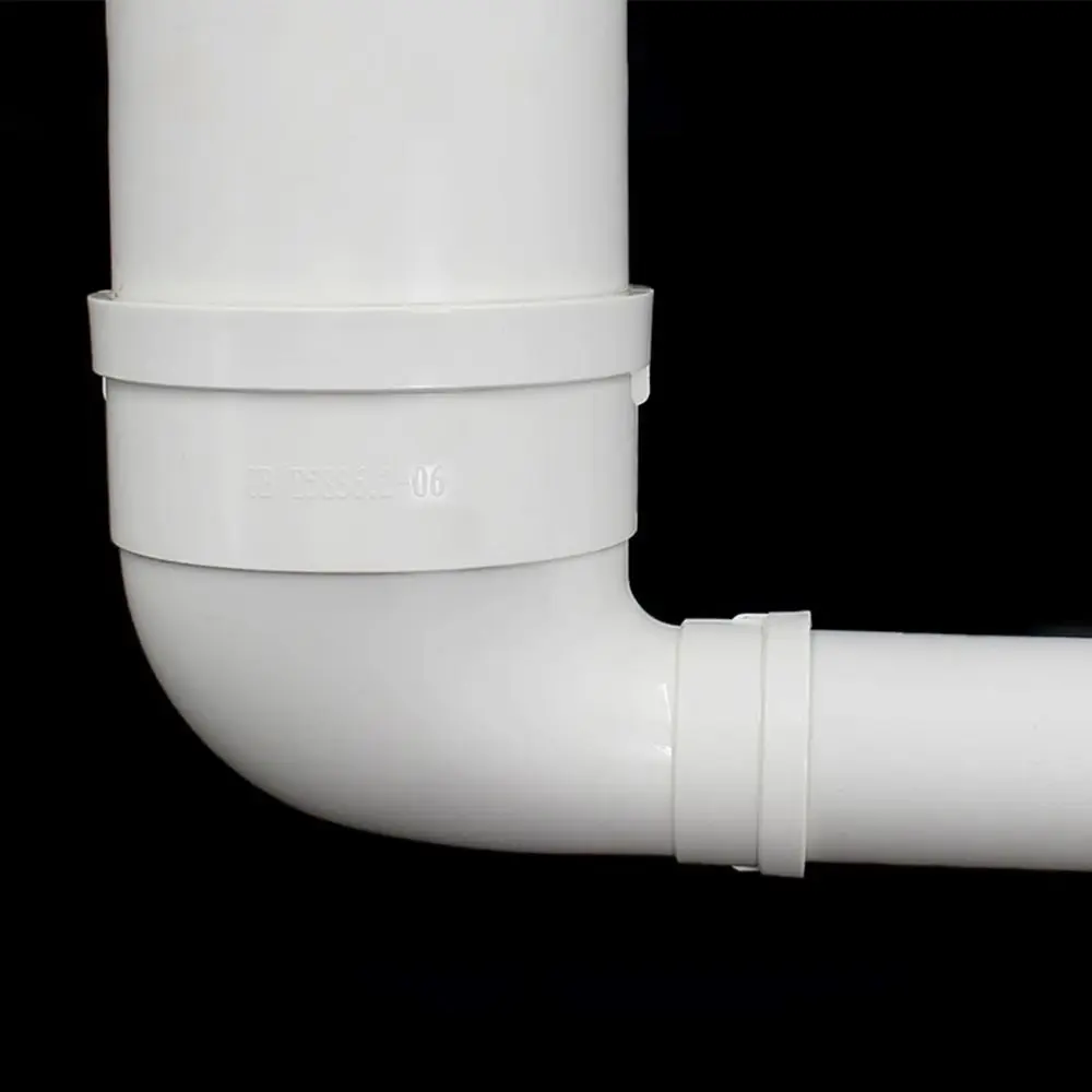 New PVC Pipe Reducing Elbow 2 Way White 90 Degree Elbow Fittings Pipe DIY Shelf Building
