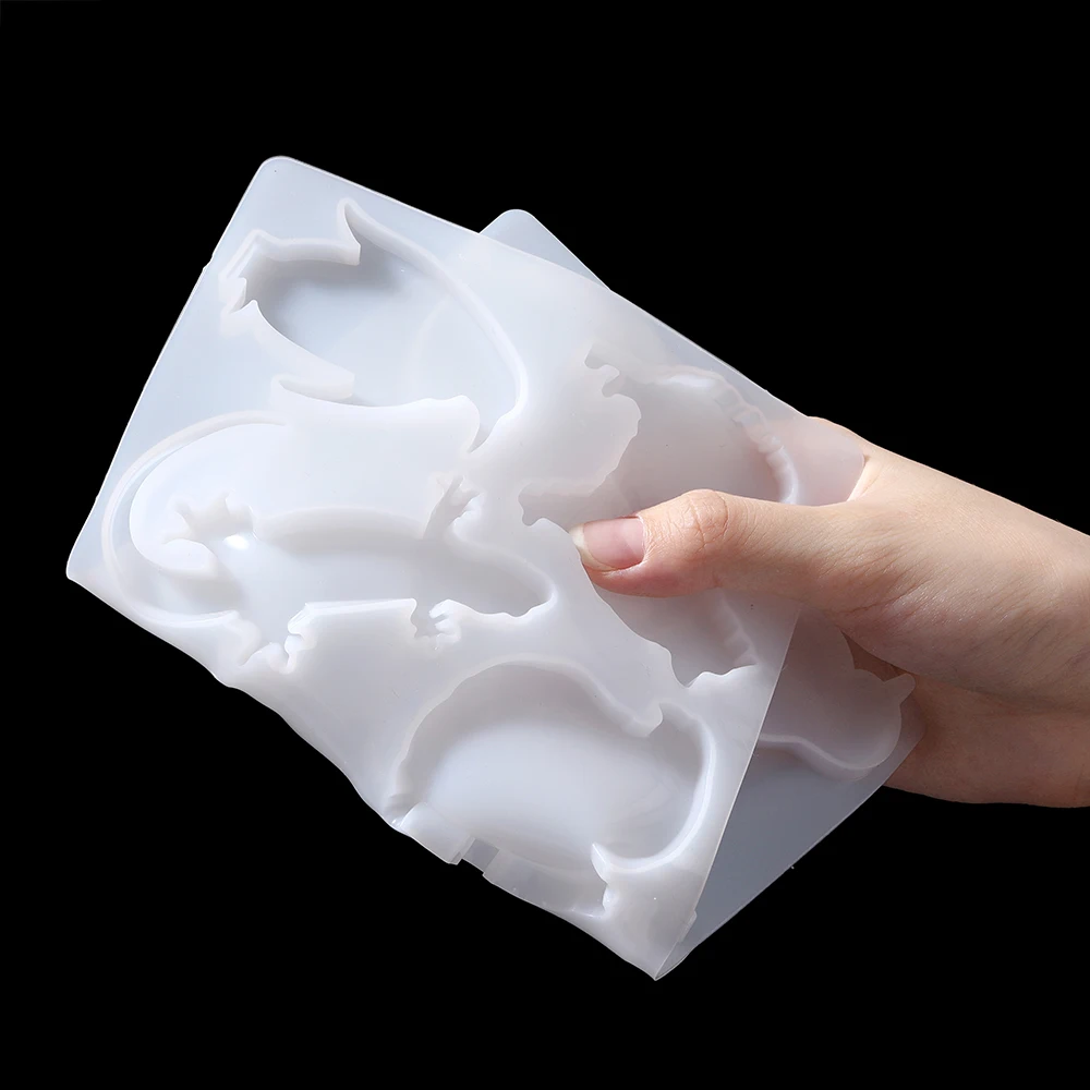 Animal Shape Pendants Silicone Mold Epoxy Resin Casting Mould for DIY Jewelry Pendant Keychain Craft Making Supplies Accessories