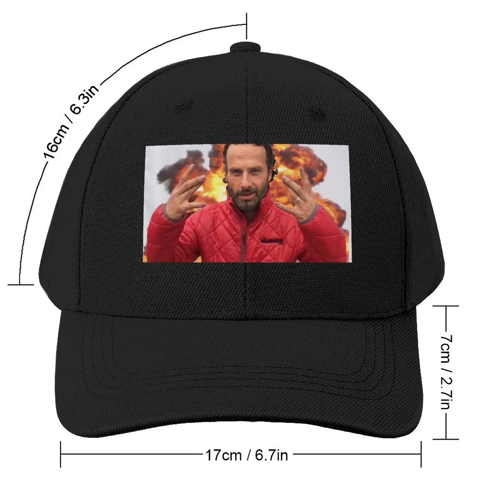 Ricky Dicky Doo Da Grimes Baseball Cap Luxury Cap western Hat Elegant Women's Hats Men's