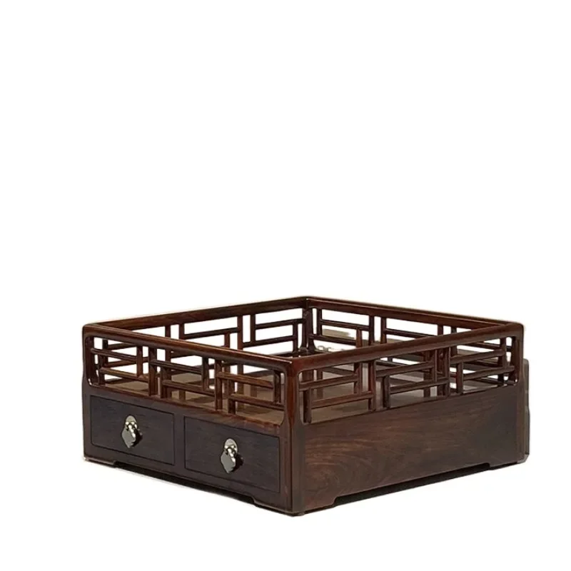 

Storage box box Solid wood desktop storage Multi-layer