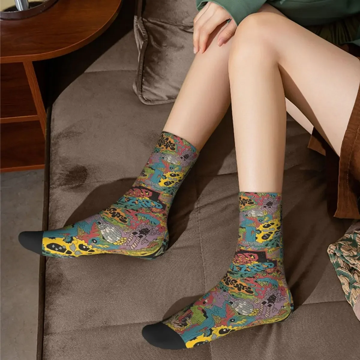 King Gizzard And The Lizard Wizard - Oddments Socks Harajuku Super Soft Stockings All Season Long Socks for Man's Woman's Gifts