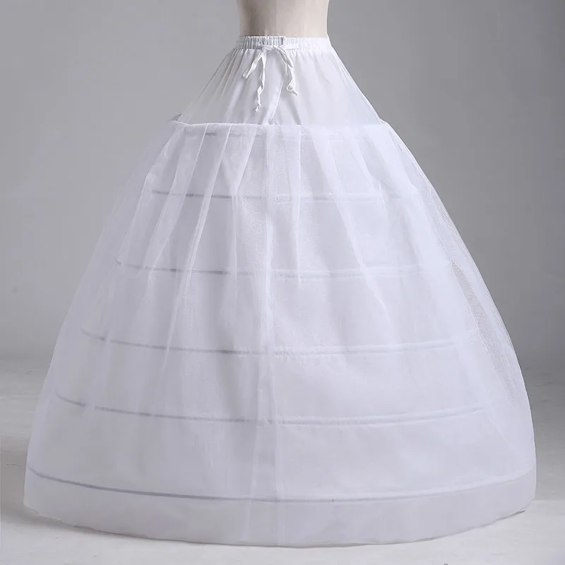 6 Hoops Ballkleid Petticoat für Hochzeit Kleid Krinoline Frau Unterrock Hoop Rock