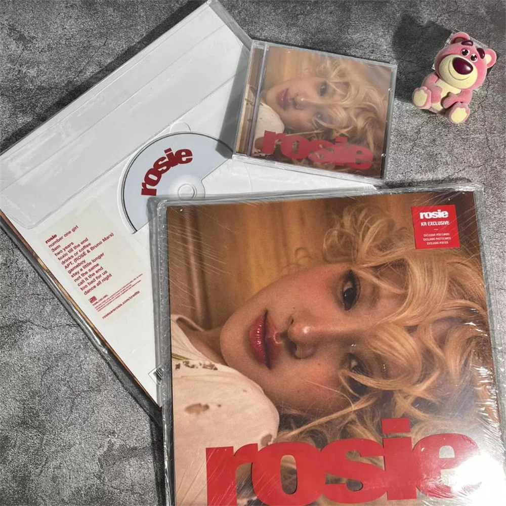 ألبوم القرص المضغوط للمغني الكوري ROSE Park Choi Young's Solo Album 'Rosie' CD Bonus