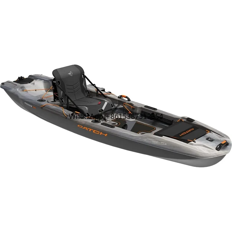 Catch Mode 110 Premium Angler Kayak - Kayak de pesca con Lawnchair - 10,5 pies