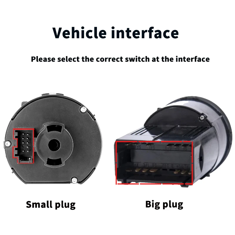 Interruptor automático de Sensor de faros antiniebla, compatible con Rapid Skoda Fabia Spaceback Yeti Superb Octavia Superb