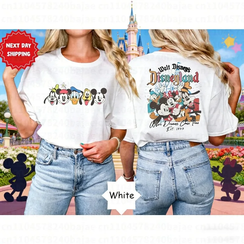 2026 Disneyland Est 1955 Shirt, The Happiest Place on Earth Shirt, Mickey and Friends Shirt, Disney Family Vacation T- Shirt