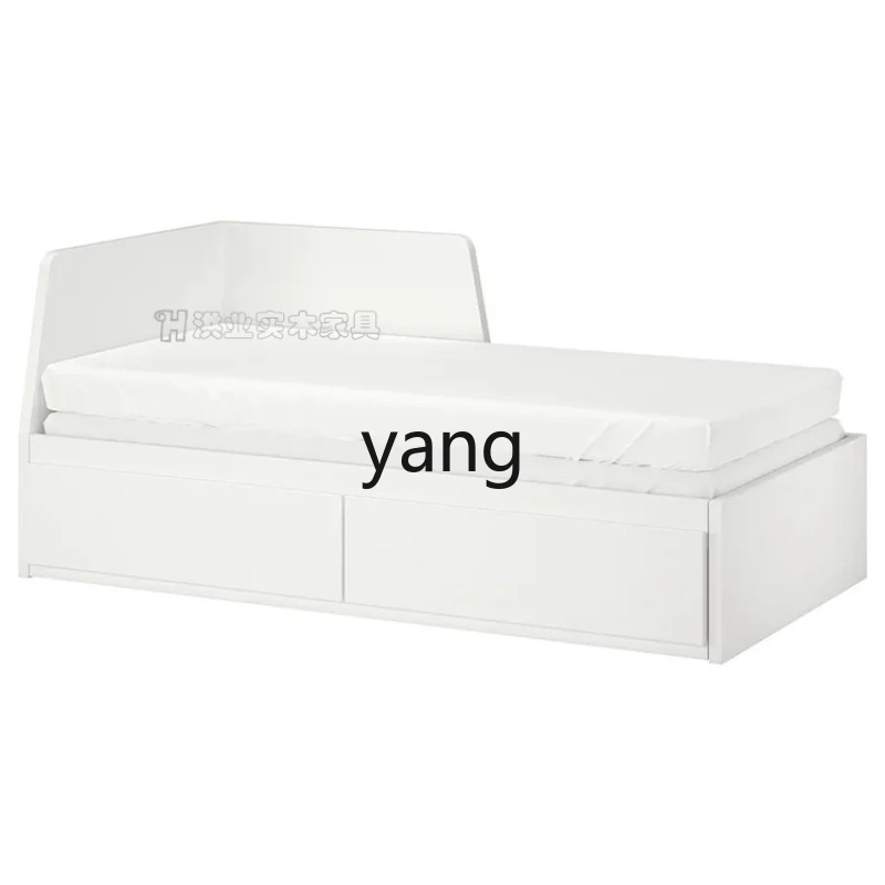 CX Solid Wood Collapsible Multi-Functional Push-Pull Storage Sitting and Lying Foldable Bed