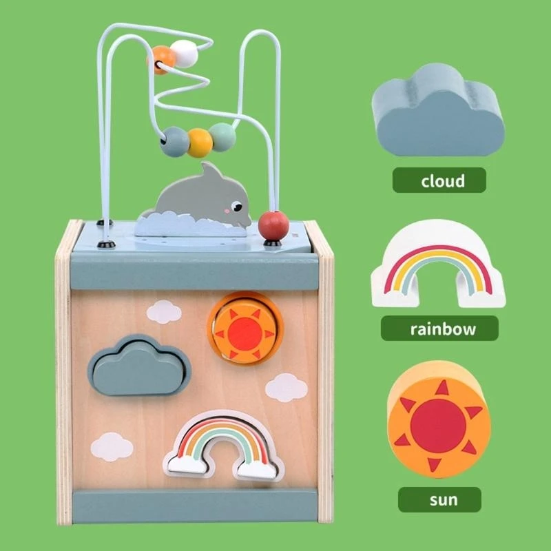 ألعاب خشبية للأطفال بعمر 3 سنوات فما فوق، هدية تعليمية تنموية، متاهة، نشاط المتاهة، 15UB #3